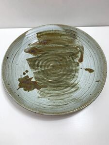 大皿　陶器　焼物　37cm×高さ6.5cm 2kg