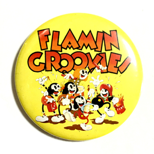 デカ缶バッジ 58mm Flamin Groovies Supersnazz Power Pop Glam Garage Punk パワーポップ グラムロック ガレージパンク