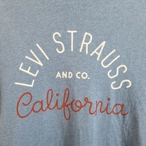 ☆LEVI’S/リーバイス/メンズ/Sサイズ/半袖Tシャツ/ブルー/プリントTシャツ/トップス_画像4