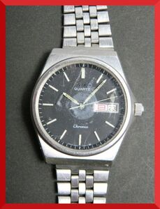セイコー SEIKO クロノス Chronos クォーツ 3針 デイデイト 8123-632A 男性用 メンズ 腕時計 U755 稼働品