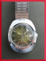 APIA 手巻き 3針 デイト 男性用 メンズ 腕時計 U802 稼働品_画像1