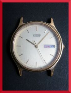 セイコー SEIKO クォーツ 3針 デイデイト 7N43-7B00 男性用 メンズ 腕時計 U980 稼働品