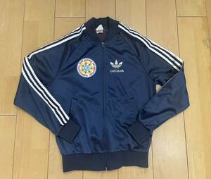 adidas アディダス 80's USA製 ジャージ 紺白 ヴィンテージ skip it S USED 美品