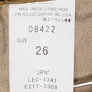 ☆Lee リー COWBOY 08422 リー カウボーイ ストレッチ カラーパンツ チノ カーゴパンツ W26 実寸W74センチ 股下69センチの画像4