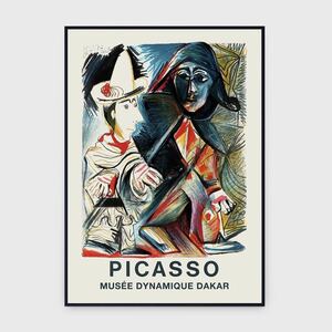 パブロ・ピカソ Picasso ミッドセンチュリー 絵 レトロ ビンテージアートポスター ヴィンテージ 海外ポスター インテリア 展示会ポスター