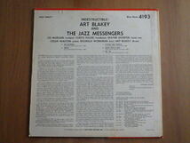 LP INDESTRUCTIBLE / Art Blakey And The Jazz Messengers BLP 4193_画像2
