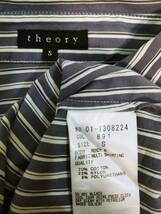 良品 theory セオリー ストライプシャツ S_画像3