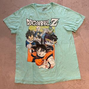 DRAGON BALL ドラゴンボールZ ビンテージ 90s Tシャツ M 孫悟空 鳥山明 緑 グリーン 映画 スーパーサイヤ人 USA古着 半袖 オールドスケート