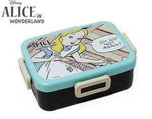 新品/Disney Alice in Wonderland・4点ロックランチボックス 650ml