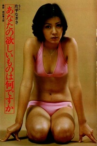 S3135 良品 平凡パンチ 1976年 昭和51年4.19 No606 水着ビキニ 片平なぎさ 松本ちえこ あべ静江 森洋子落合恵子三条魔子 折原真紀 猪木アリ