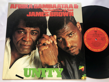 レア! JPN オリジナル見本盤 12″★AFRIKA BAMBAATAA & JAMES BROWN / UNITY★33RPM 6トラック収録_画像1