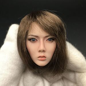 B140 1/6 フィギュア ヘッド　女性ヘッド　希少品 12インチドール 美少女 OB/TBLeague/Phicen/Jiaou doll素体対応 日焼け