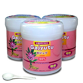 #gajutsu# powder [ container go in ]#gajutsu( purple ...)100% powder 3 pcs set 120g×3 measurement spoon attaching domestic production turmeric. speciality shop Amami nature plan 