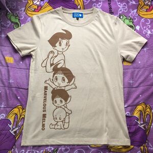 手塚治虫ワールド　ふしぎなメルモ　半袖Tシャツ　レディース　Mサイズ　ベージュ　marvelous melmo 