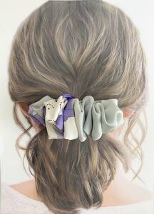 Art hand Auction Kimono scrunchie remake scrunchie cheveux cravate livraison gratuite kimono fait à la main remake scrunchie cheveux cravate kimono remake mignon scrunchie cheveux cravate A-3, Accessoires pour femmes, accessoires pour cheveux, Élastiques à cheveux, Chouchou