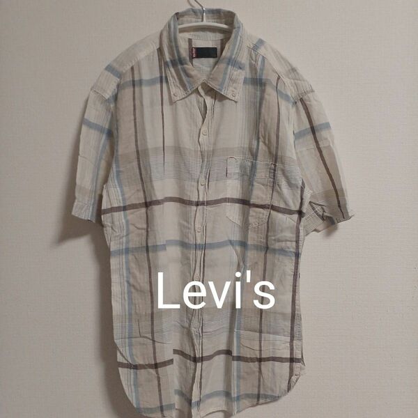 【即日発送】Levi's チェック柄 半袖シャツ