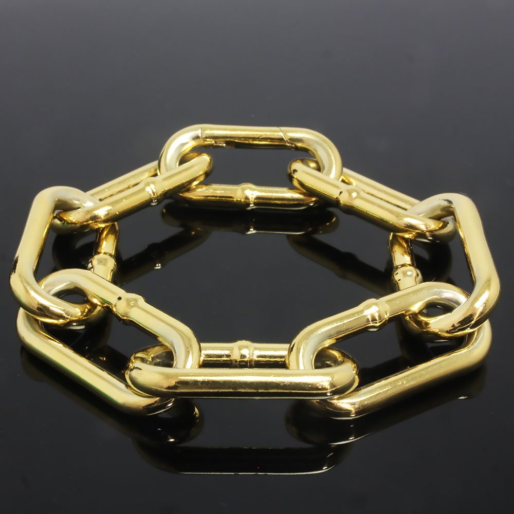 BOTTEGA VENETA ブレスレット レザー ゴールド 訳あり新品 レディース