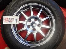 スタッドレス 10スポークタイプ1P+ブリヂストンブリザックVRX 195/65R15 8.5分山★プリウスインプレッサなどに！stwt15_画像5