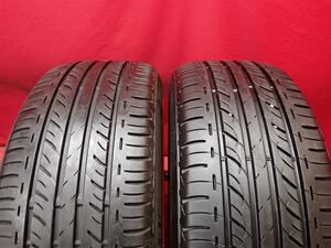 中古タイヤ 225/45R17 91W 2本セット ブリヂストン スニーカー SNK2 8.0分山★n17 インプレッサ レクサスIS スカイライン