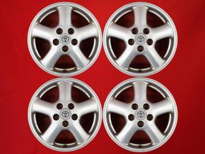 【 激安 中古 4本セット 】 トヨタ マークII チェイサー 100系 ツアラーS 純正 アルミホイール 16inch 6.5J +50 PCD114.3 5穴 Φ60 cc16