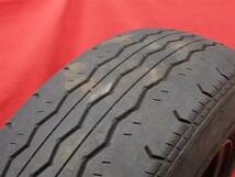 【 激安 中古 単品1本 】 ハイエース 純正 鉄ホイール + ブリヂストン BS エコピア RD-613 [195/80R15 107/105N] 6分山 スペア用 tw15_画像5