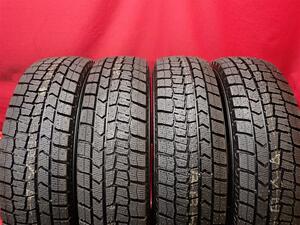 中古スタッドレス 165/70R14 81Q 4本セット ダンロップ ウィンター MAXX 02(WM02) 9.5分山 マーチ ヴィッツ パッソ スイフト アップ!