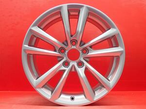 単品 純正 ホイール 1本 アウディ A3 8V 純正17inch ★ 7.5J-17 PCD112 5穴 +43 ハブ57 ★ 8V0601025BF ja17