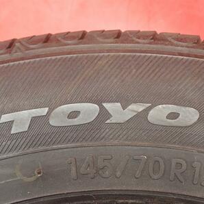 単品 タイヤ1本 《 トーヨー 》 TEOプラス [ 145/70R12 69S ]8.5分山★n12 アルト セルボ ミラ トゥデイ ミニカの画像6