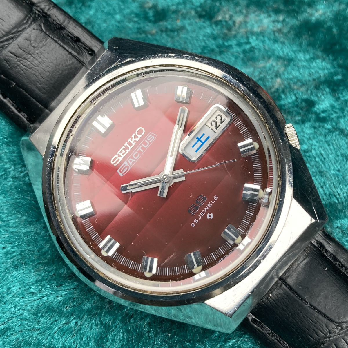 SEIKO 5 自動巻き ビンテージ1966年 亀戸精工舎製 ☆希少最上級ライン-