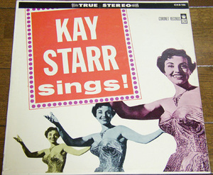 Kay Starr - Sings - LP レコード/ I'm Confessing,Stormy Weather,All Of Me,Sunday,Sweet Lorraine,Coronet Records - CXS-106,US 1961年