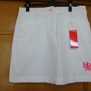 送料無料★新品タグ付★ホンマ★レディース★ストレッチスカート★サイズL★ホワイト★白★