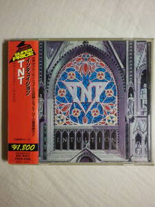 『TNT/Intuition(1989)』(1994年発売,PHCR-4198,廃盤,国内盤帯付,歌詞付,Tonight I'm Falling,北欧メタル,ノルウェー)