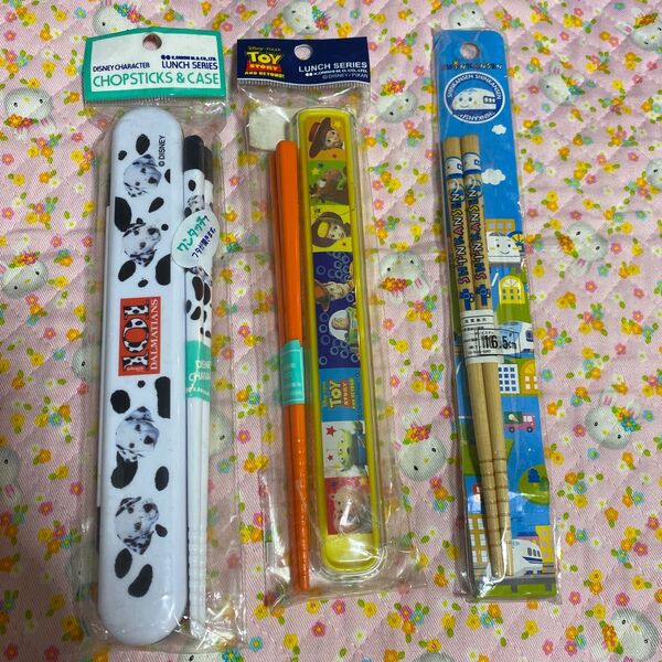 【新品未使用】お箸(101、トイストーリー、しんかんせん)