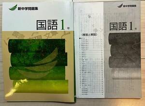 ●塾用教材【新中学問題集 国語 1年】②