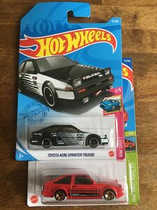 Hotwheels ホットウィール　AE86 ハチロク2台