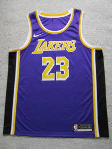 美品！ スウィングマン NBA LAKERS レブロン・ジェームズ #23 ロサンゼルスレイカーズ ジョーダンブランド SWINGMAN ナイキ製 ユニフォーム