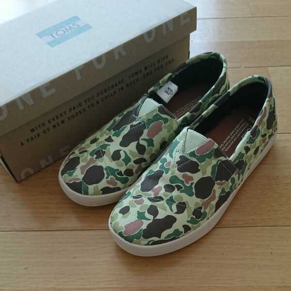 新品 TOMS スリッポン 9 27㎝ Avalon Duck Camo