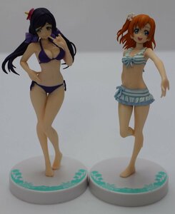 フィギュア ラブライブ！ ビーチフィギュア －穂乃果＆希ー 2点セット 箱なし 現状品 コレクション 高坂穂乃果 東條希