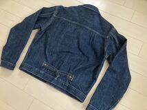 送料無料 濃紺 リーバイス 506 Gジャン 1ST サイズ36 レプリカ Levi's ジージャン ヴィンテージ デニム　復刻 ファースト 98年製造_画像4