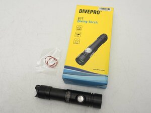 未使用 ジャンク品 DIVEPRO ダイブプロ S11 水中LEDライト 水中カメラ用品 スキューバダイビング関連用品 [1E-53912]