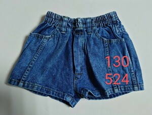 130レトロデニムショートパンツ524