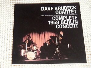 廃盤 Dave Brubeck Quartet デイヴ ブルーベック Complete 1958 Berlin Concert / Paul Desmond Joe Morello Gene Wright 参加 貴重音源