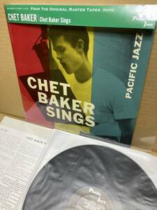 MONOプレミアム復刻！美盤LP帯付！チェット ベイカー CHET BAKER SINGS DISK UNION DELP-005 高音質 重量盤 優秀録音 2013 JAPAN OBI NM