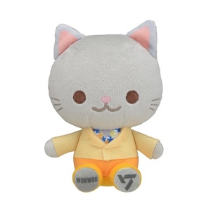 セガ SEVENTEEN ANIMAL COORDY ミニぬいぐるみ SECTOR17 WONWOO ウォヌ セブチ セブンティーン マスコット ねこ ネコ 猫