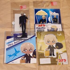 定価以下 安室透 バーボン アクリルスタンド エアライン ステッカー ポップコーン 黒鉄の魚影 アクリルシネマスナック