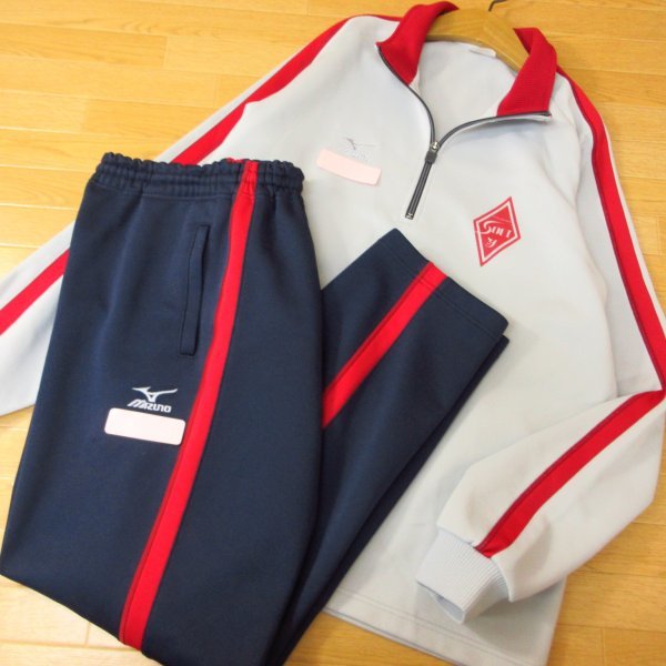 日本製 【MIZUNO】ミズノ ジャージ XL〜2XL セットアップ 上下 美品 紺