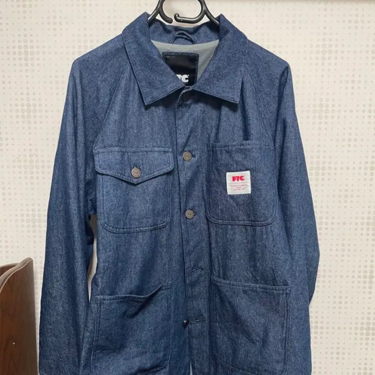 FTC OVERDYED DENIM CHORE JACKET | escolalf.com.br