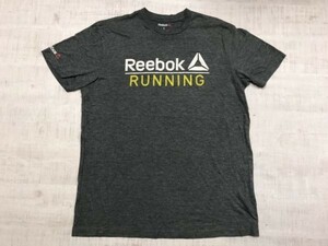 【送料無料】リーボック Reebok 霜降りプリント 半袖Tシャツ メンズ ロゴプリント ランニング オールド スポーツ L グレー