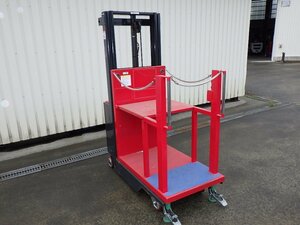  used present condition . shop front receipt limitation (pick up) Nichiyu laksa-P RBD2-30-250 electric elevator high place operation car elevator lift Junk [ZNo:05004020]