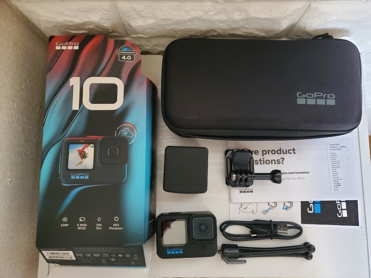GoPro HERO9 Black 未使用品 純正バッテリー2つ 純正グリップ 3WAY自 GoPro HERO9 Black 未使用品 純正バッテリー2つ 純正グリップ 3WAY自